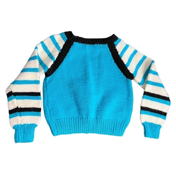 Vintage Handknit Panda Bear Sweater - Picture 2 of 11